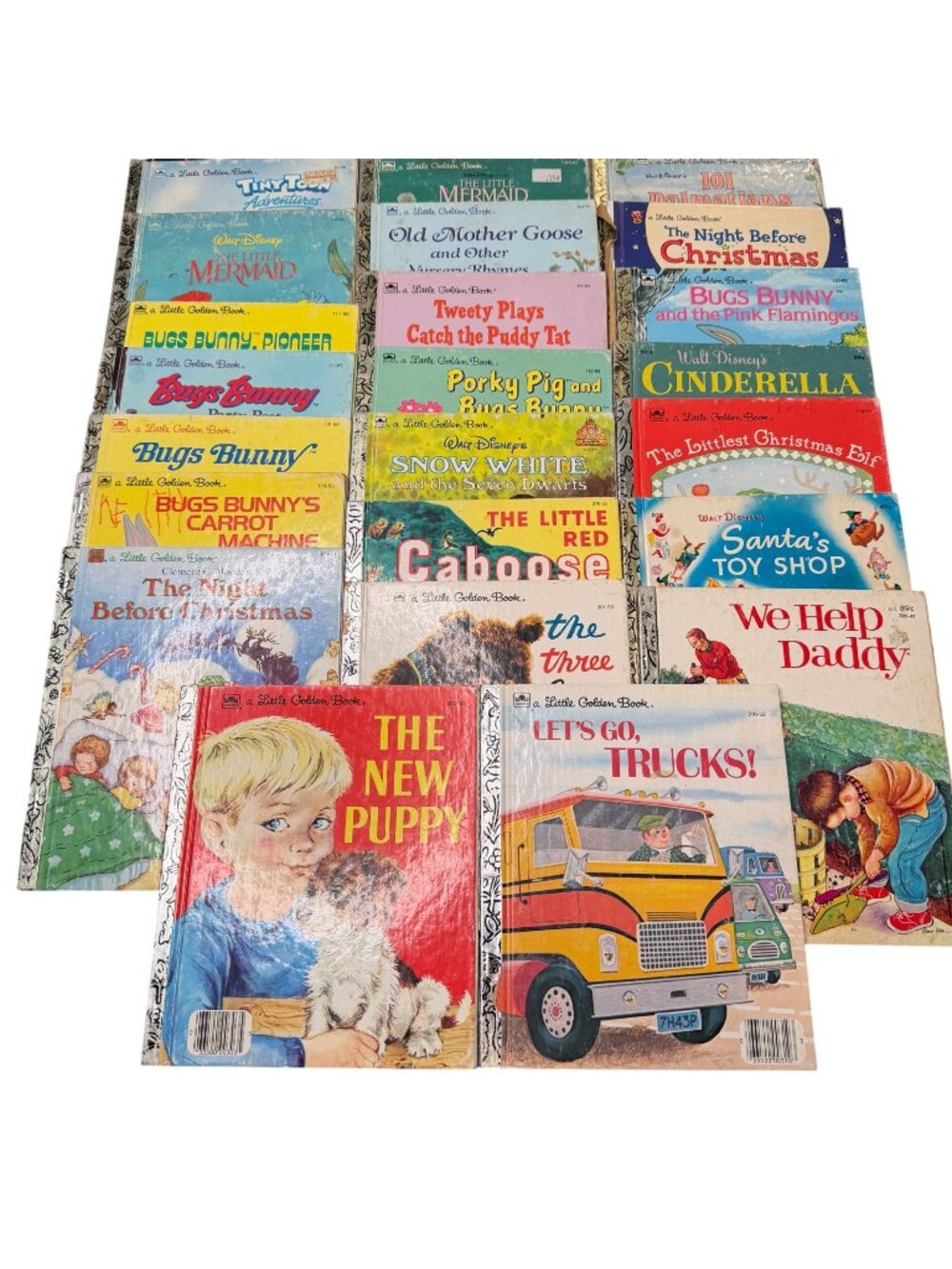 VTG Little Golden Book lot‎ 26 hardback childrens books kids Disney Bugs Bunny